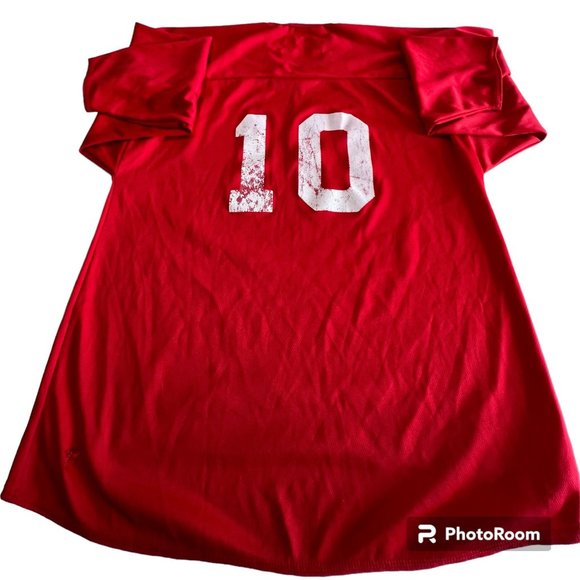 Los Angeles LA Ice Red Hockey Jersey Size LG #10 BAKKA Sports - Picture 7 of 12